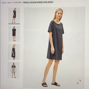 Eileen Fisher Morse Code Dress